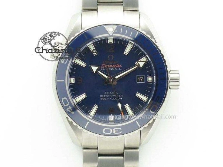0701 De Ville MK 1:1 Best Edition SS Blue Dial On Black Leather Strap A Lightweight 8258